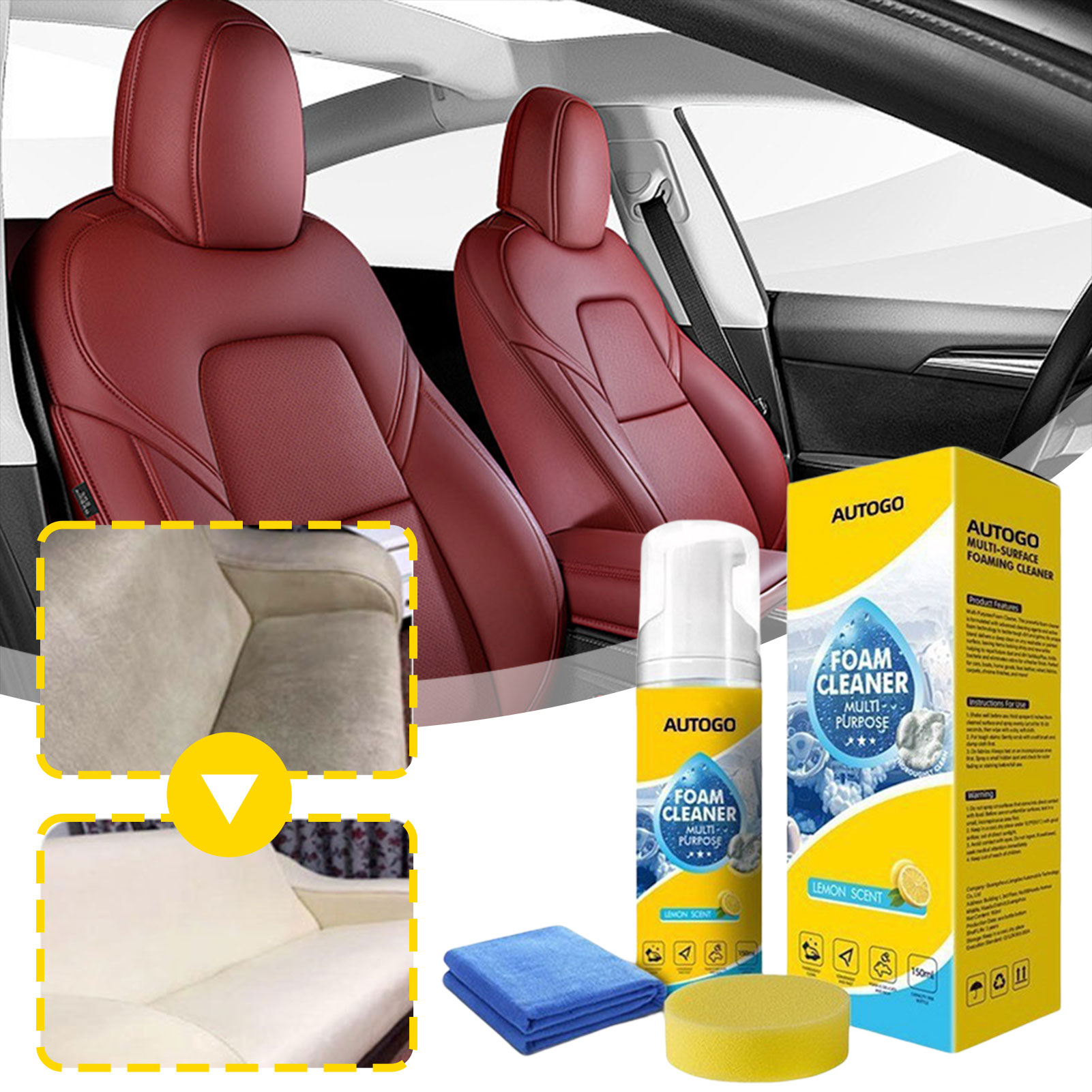 Sneaker Leather Care - Uniwersalny środek czyszczący w piance do