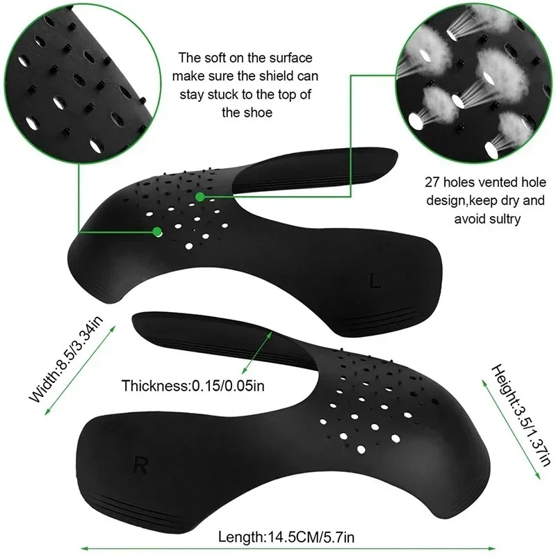 4 szt. Ochraniacze na buty zap – Crease Protector Toe recenzja i cena