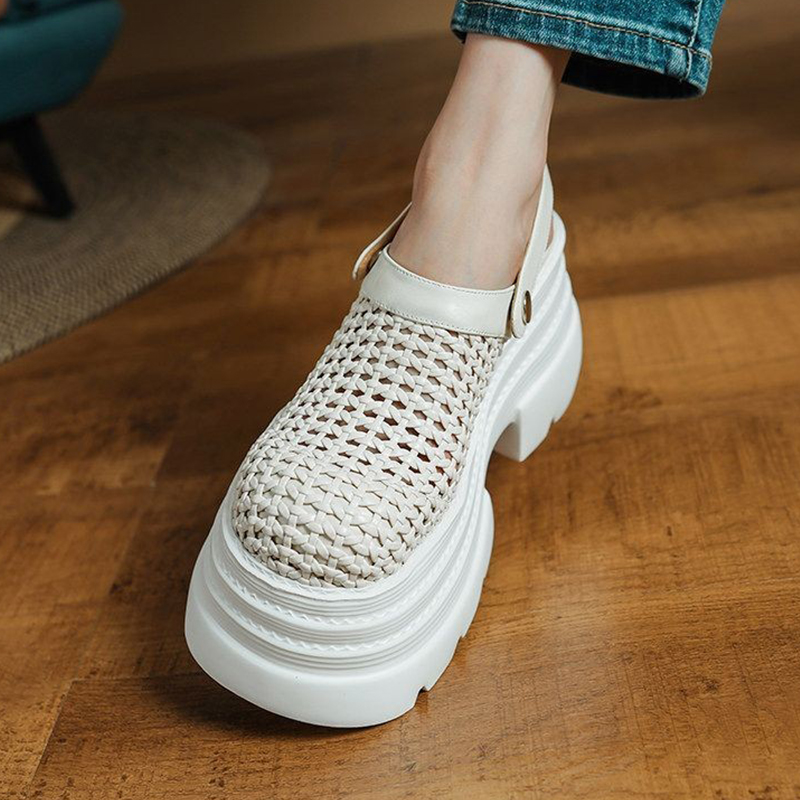 Damskie płaskie sandały na pla – Sneaker Care Set recenzja i cena