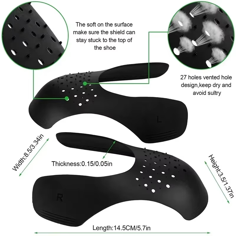 Ochraniacze na buty zapobiegaj – Crease Protector Toe recenzja i cena