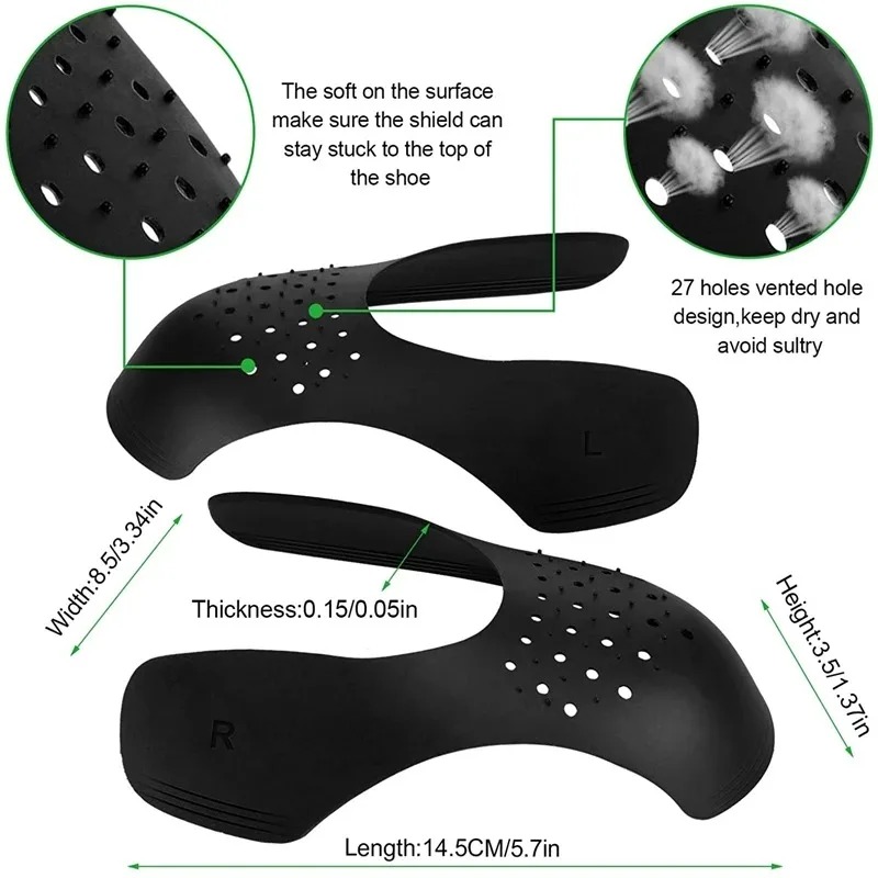 4/8 szt. Ochraniacze na zagnie – Crease Protector Toe recenzja i cena